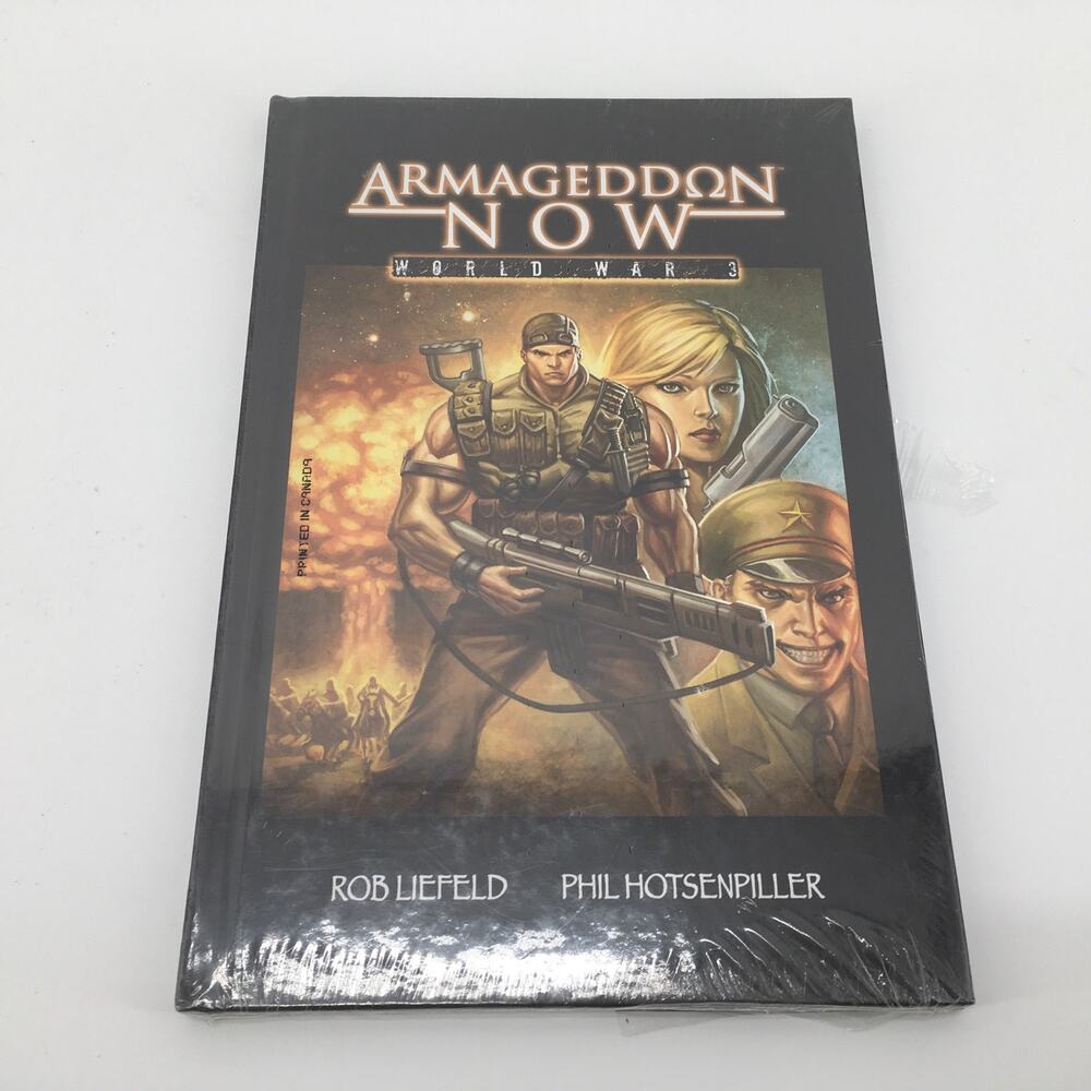 NEW Armageddon Now World War III Hardcover Comic Graphic Novel Rob Liefeld Art